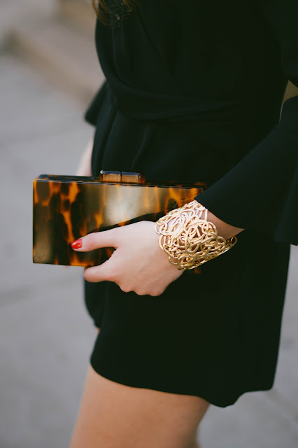 karine sultan gold cuff bracelet 