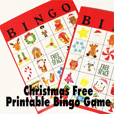 Enjoy a little whimsical fun at your Christmas party with this super cute Christmas bingo game.  This free printable game will have even the toughest party guest wanting to play and having a good time. #christmasparty #bingo #chirstmasbingo #christmasgame #diypartymomblog