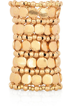 Zacharie gold-plated cuff