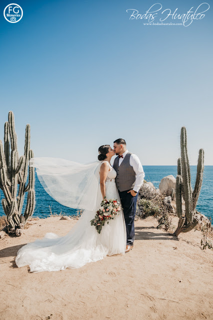 Boda en playa, Una boda de ensueño en la playa, Bodas Huatulco, Beach Wedding