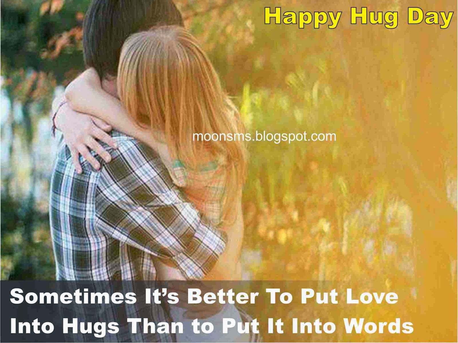 ... Hug Day sms text message wishes quotes, Hug day HD gif anjmted image