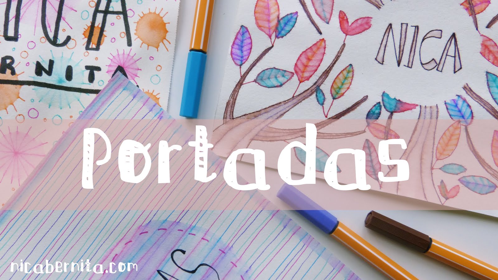 Ideas Para Decorar Cuadernos Portadas Para Trabajos Escolares