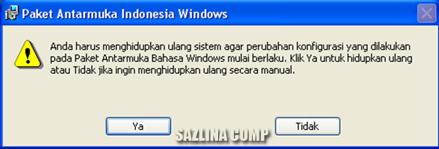 Cara merubah windows xp menjadi bahasa Indonesia