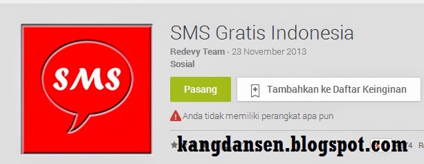 Kirim SMS Gratis di Android