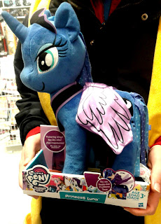 MLP Princess Luna Plush with Fluttering Wings