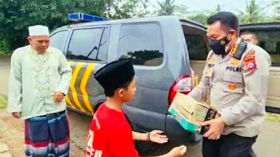 Bentuk Kepedulian, Ditbinmas Polda Banten Salurkan Paket Sembako ke Ponpes An-Nur