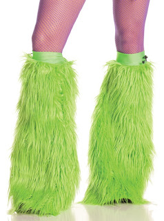 lime green fluffies