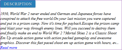 Mortal Skies 2 Free game review