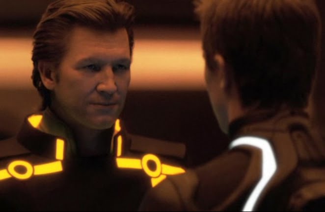 tron jeff bridges young. in Jeff Bridges as Clu.