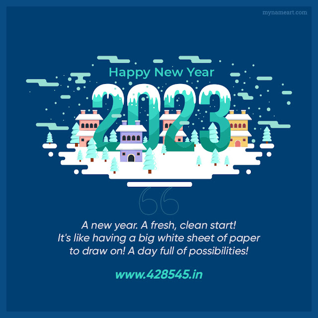 Happy New Year Wishes 2023 art