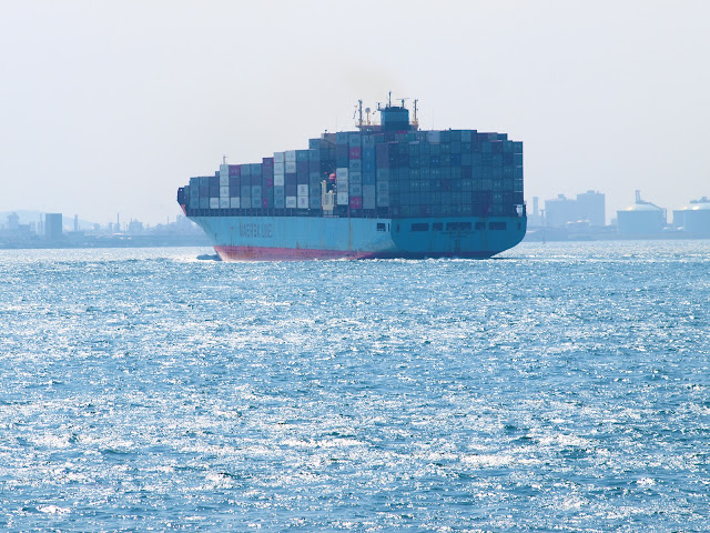 Maersk Garrone 292 meters vessel - cargo ship - container ship