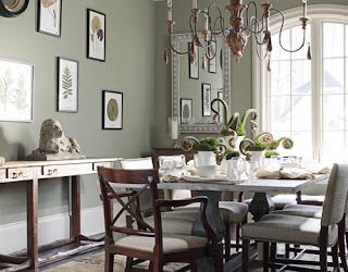 Green Dining Room