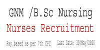Nursing jobs GNM/B.Sc Nursing