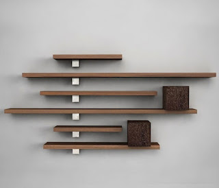 unique floating shelves