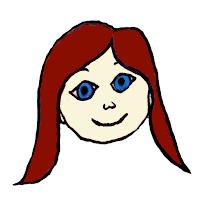 feelings happy girl clip art