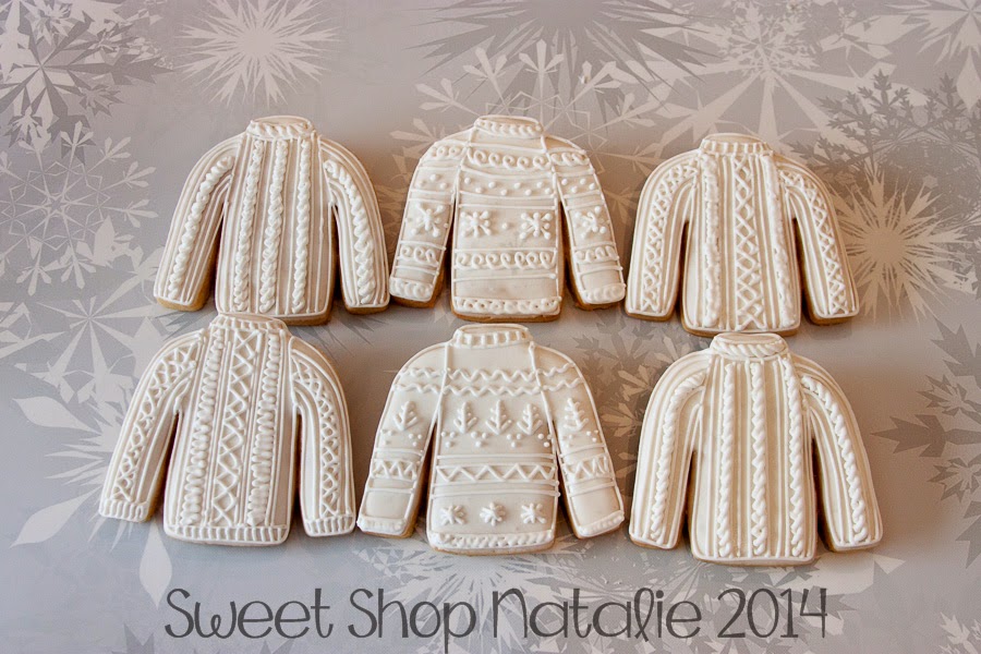 Sweet Shop Natalie It S Cold Outside Time To Bundle Up In Sweater Mitten And Hat Cookies