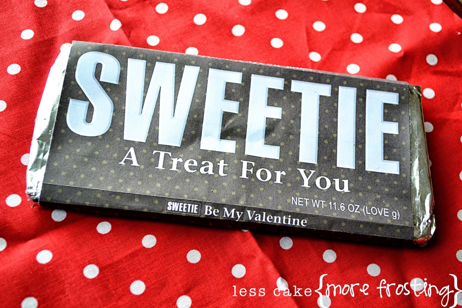 Sweetie Valentine Candy Bar Wrapper