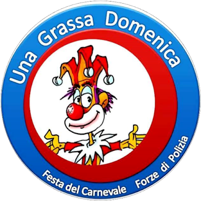 Logo Ufficiale di Una Grassa Domenica Festa del Carnevale delle Forze di Polizia ARGOS Associazione Forze di Polizia