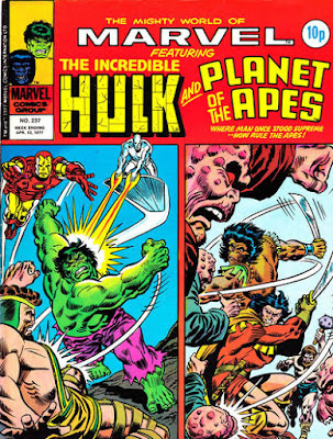 Mighty World of Marvel #217, Hulk, Planet of the Apes