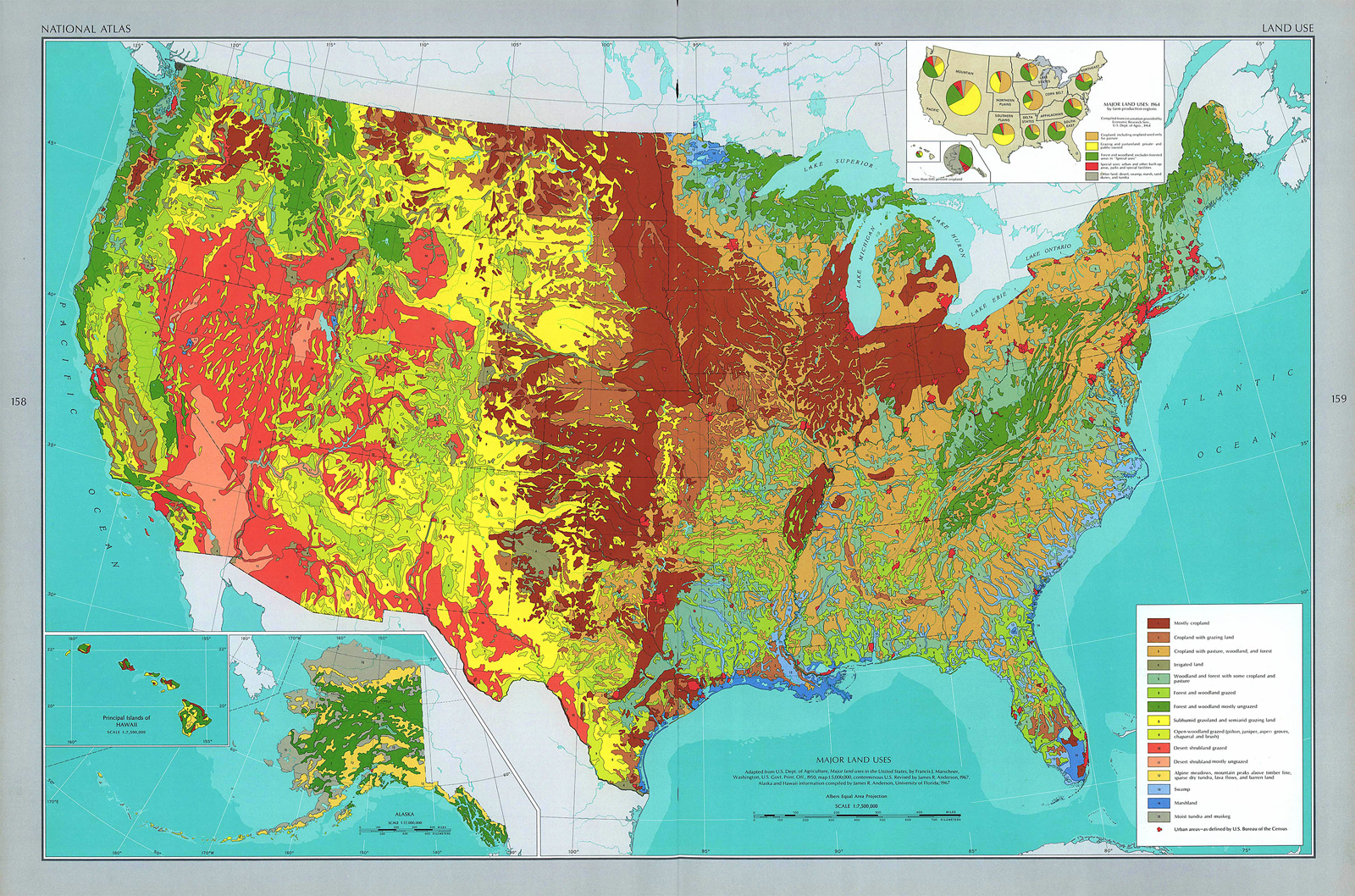 USA Land Use Map 1970  Romney and Ryan Are Running On A 