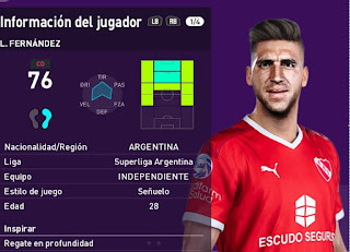 PES 2020 Faces Leandro Miguel Fernández by Oliver Martin