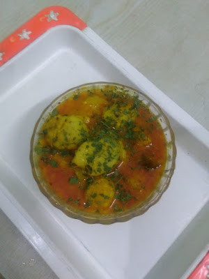 Delicious and maasaledar Dahi Masala Arbi