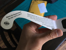 instructions inside eclipse glasses