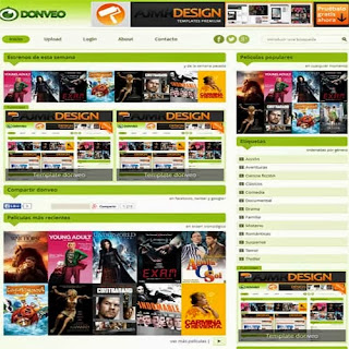 Donveo Respective HTML5 and CSS3 Blogger Template