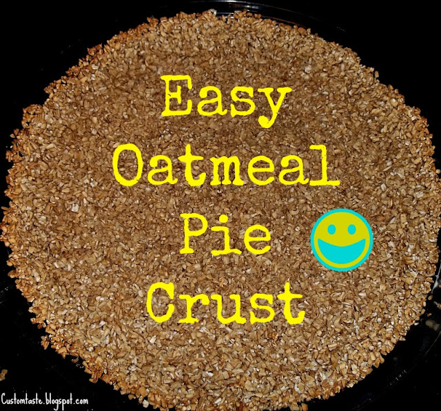 Easy Oatmeal Pie Crust by Custom Taste