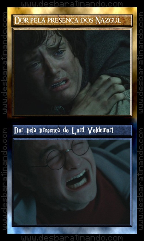 14 dor com a proximidade do mal senhor dos anéis Vs harry potter 