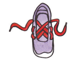 instructions for tying shoelaces
