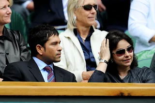 Sachin Tendulkar Championships Wimbledon snaps