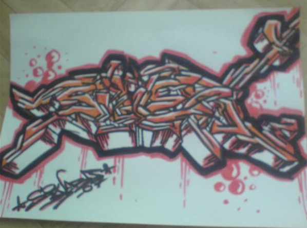 graffiti sketch