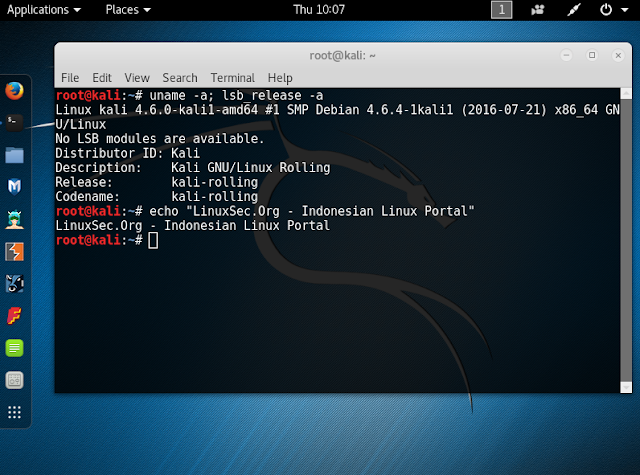  Langkah Langkah Instalasi Kali Linux 2016.2