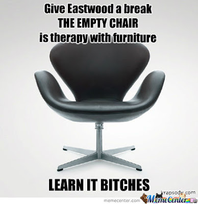 Eastwood's empty chair therapy