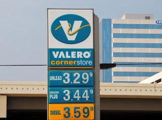 Image of Valero logo - gas station and corner store