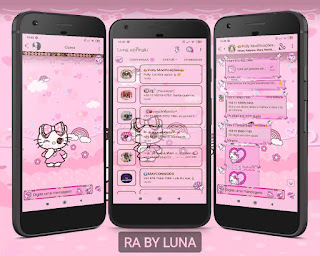 Hello Kitty Theme For YOWhatsApp & Fouad WhatsApp By Luna