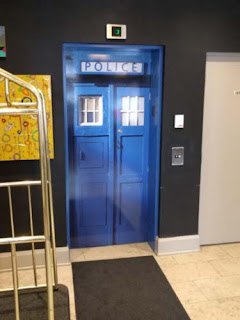 TARDIS elevator Arlington Hotel Paris Ontario