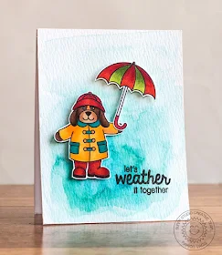 Sunny Studio Stamps: Rain or Shine Let's Weather It Together Card by Marion Vagg.