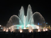 Barcelona City Streets Breathtaking Fountain de Montjuic