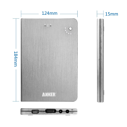 12V Power Bank - Anker Astro Pro2 20000mAh Multi-Voltage 5V 12V 16V 19V Portable Charger External Battery Pack