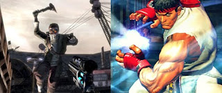 left: Borderlands, right: Street Fighter IV