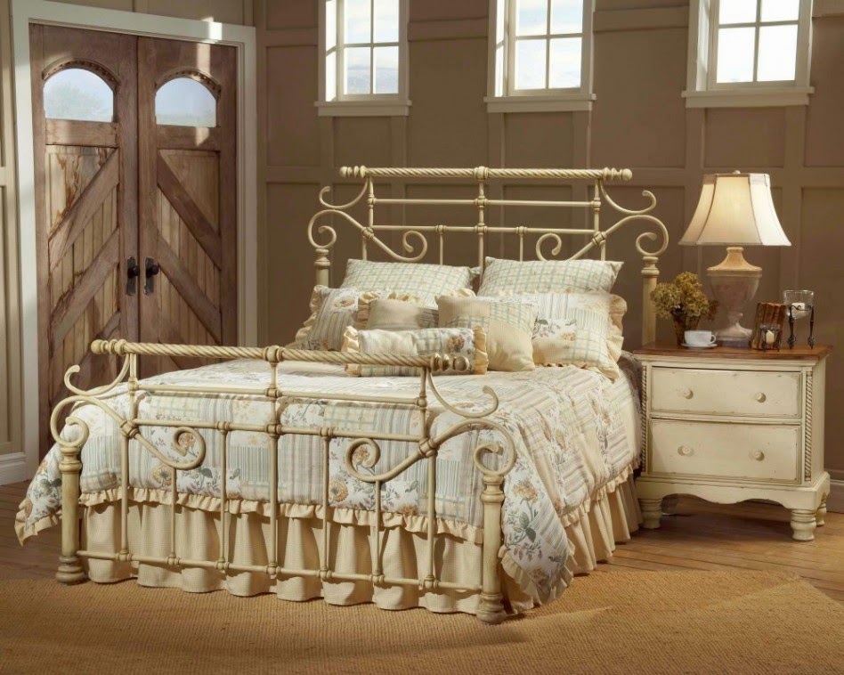 Bedroom with Wrought Iron Bed