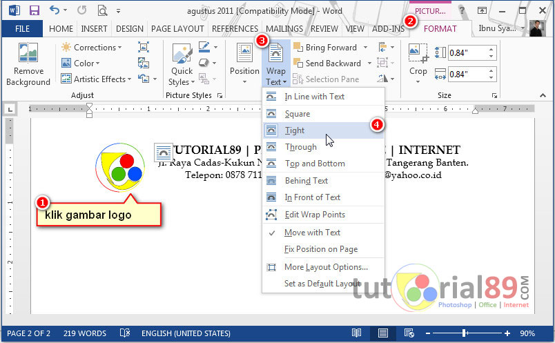 Cara Membuat Surat Menggunakan Microsoft Word 2010