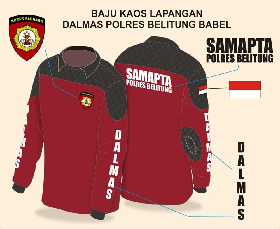 BAJU KAOS LAPANGAN POLISI