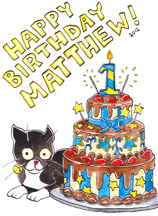 Julia Minamata Illustration The Blog Happy First Birthday To My