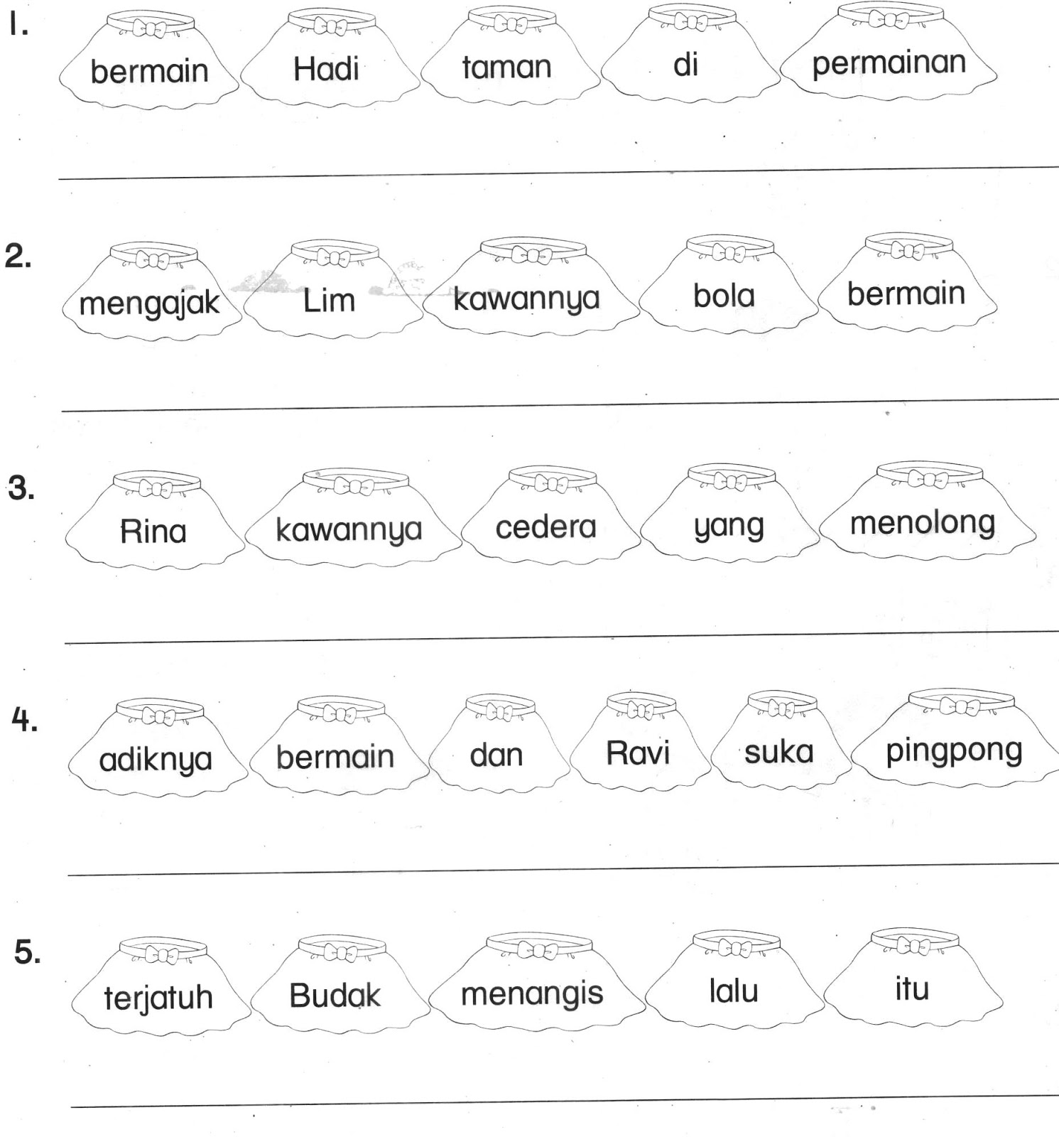 Bahasa Malaysia Tahun 1: Praktis Menulis