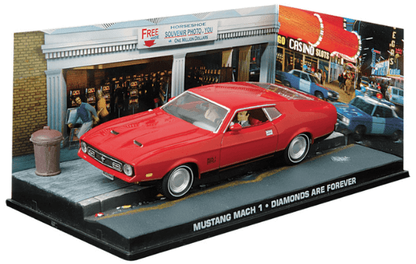 bond in motion 1:43 eaglemoss, ford mustang mach 1 1:43 diamonds are forever