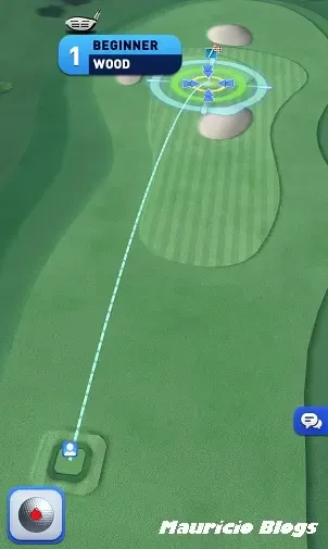 Jugando Golf Master 3D en Android