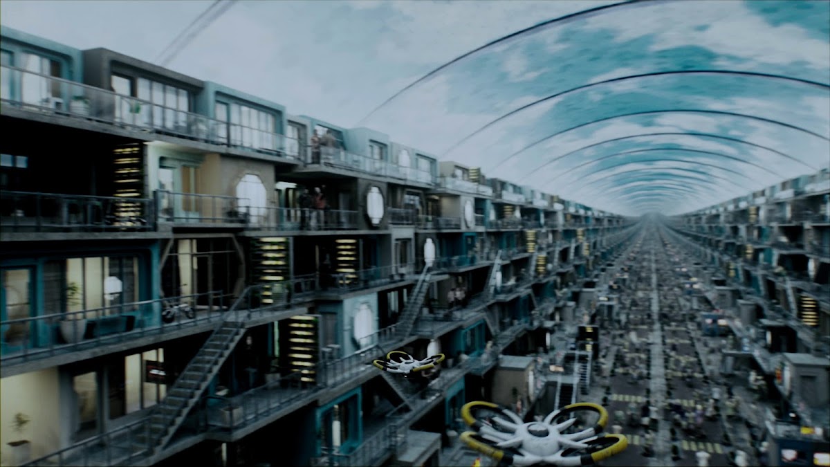 Mid-town Ceres Station in 'The Expanse' TV series
